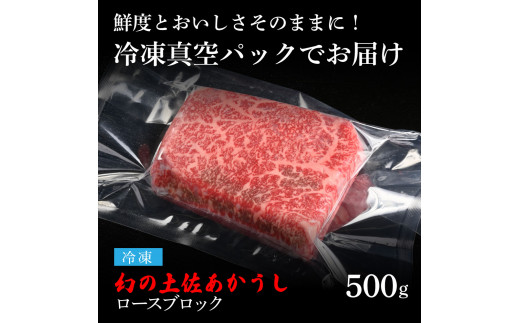 天下味 エイジング工法 熟成肉 土佐あかうし 特選ロースブロック 500g エイジングビーフ ロース 牛 ブロック 国産 あか牛 赤牛 肉 牛肉 和牛 人気 老舗焼肉店 冷凍 新鮮 真空パック 高級 お祝い 高知 高知県 芸西村 故郷納税 38000円 返礼品 贈答品 ギフト