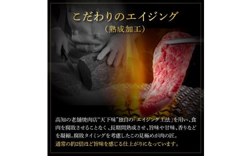 天下味 エイジング工法 熟成肉 土佐和牛 特選 ヒレ サイコロステーキ 250g エイジングビーフ 国産 牛肉 土佐 和牛 冷凍配送 真空パック お祝い 高知 芸西村 贈り物 贈答 ギフト