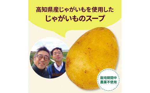 高知県産じゃがいものポタージュ 12食 スープ じゃがいも ジャガイモ じゃが芋 ポタージュ 180ｇ×12食 常温 常温保存 温めるだけ 簡単 調理 朝食 ごはん 惣菜 野菜 スープ 国産