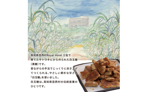 芸西村の伝統産業である白玉糖（黒糖）を使った「 白玉糖生食パン」1斤×2包＜香南市共通返礼品＞