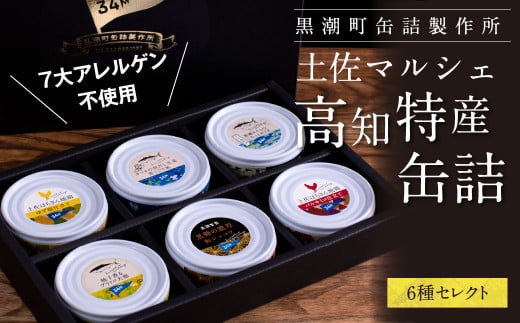 ホテルおすすめ！黒潮町の缶詰セット［6種セレクト］