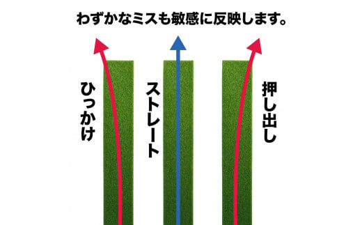 パターマット工房 タッチがわかるパット練習レール 高速ベント1枚(TOURNAMENT-SB) 7cm×200cm ゴルフ 練習器具 パッティング パッティングマット 人工芝 トーナメントSB 日本製