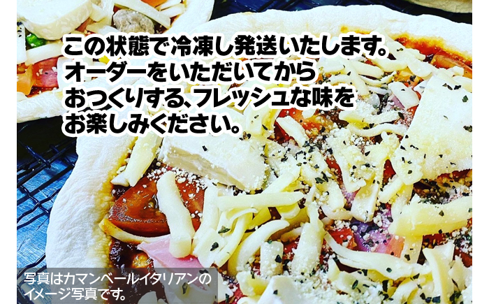 CT-006 職人さんの手作りピザ〜マルゲ、シーフード、明太もち、テリチキ、ミックスの５枚セット〜