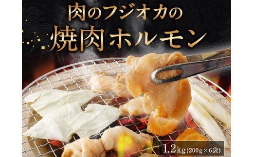 お手軽シリーズ 肉のフジオカの焼肉ホルモン 6袋入 0g 袋 藤岡食品 ふるさとパレット 東急グループのふるさと納税