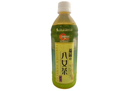 EE014.福岡八女茶のペットボトル.緑茶（５００ml×２４本）×５ヵ月