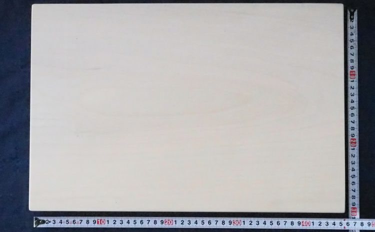 H36　いちょうの一枚板のまな板（大幅広）45cm×30cm