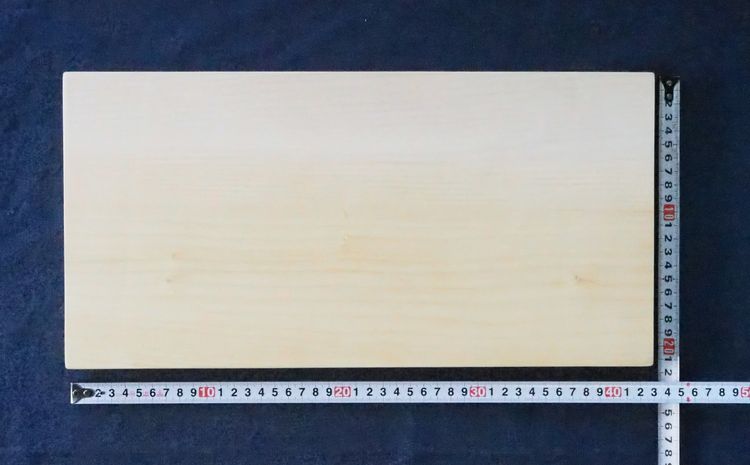 H34　いちょうの一枚板のまな板（中）42cm×21cm
