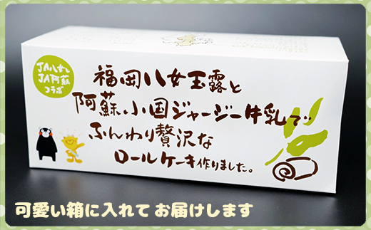 2H4　八女玉露とジャージー牛乳の贅沢ロールケーキ２本セット