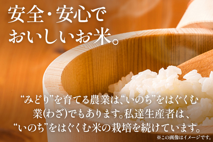 令和6年産 予約 合鴨米「元気つくし」（精米・5ｋｇ） ※2024年10月中旬より順次出荷予定　BI08　