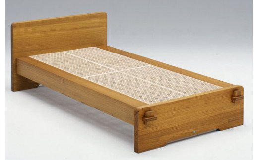 桐組子ベッド「あんばい」蜜蝋/ダブル 総桐組子ベッドは布団の環境を整える特許取得 職人による、手作り・手仕上げの工場よりお届け/総桐箪笥和光