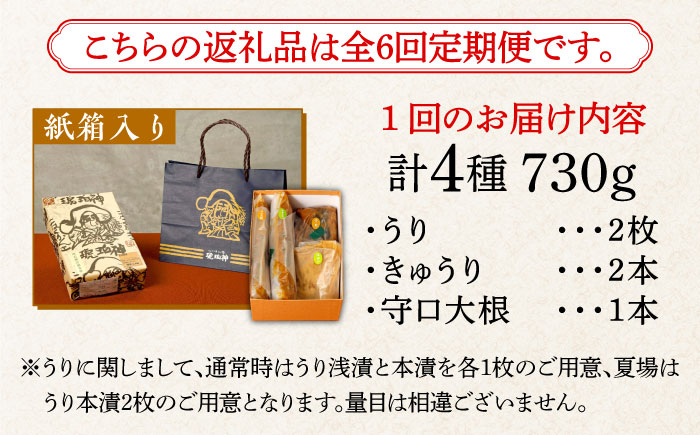 【全6回定期便】【明治神宮ご奉献品】奈良漬 「琥珀漬」730g 紙箱入り 《築上町》【有限会社奈良漬さろん安部】奈良漬 奈良漬け ギフト 贈り物 贈答 [ABAE038] 90000円 