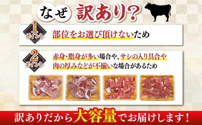 【訳あり】博多和牛 焼肉 切り落とし1kg（500g×2p）《築上町》【MEAT PLUS】肉 お肉 牛肉 [ABBP120] 20000円 2万円 20000円 2万円