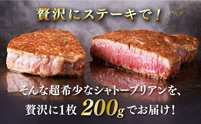 【全10回定期便】博多和牛 ヒレ シャトーブリアン 200g × 1枚《築上町》【久田精肉店】 [ABCL027] 400000円 40万円 400000円 40万円