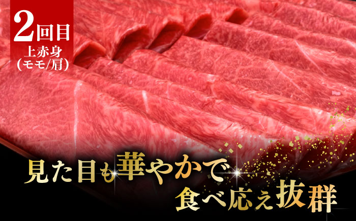 【全6回定期便】博多和牛 贅沢 食べ比べ 3人前 ( ステーキ すき焼き しゃぶしゃぶ ハンバーグ ) 《築上町》【久田精肉店】 肉 和牛 牛 精肉 [ABCL156]