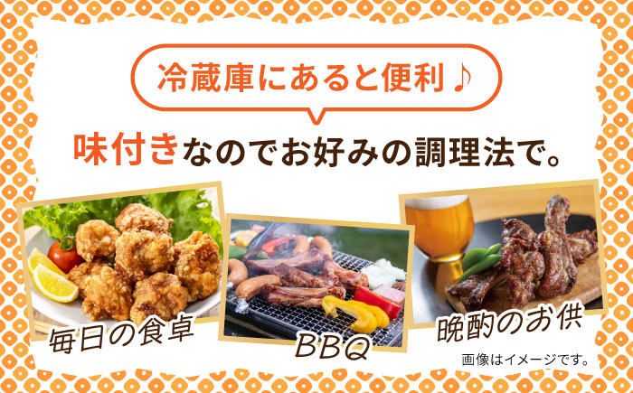 【全6回定期便】からあげ 鳳翔 の バーベキュー セット ( スペアリブ + 鶏もも肉 + 手羽先 )《築上町》【鳳翔】 [ABAL057] 101000円  101000円 