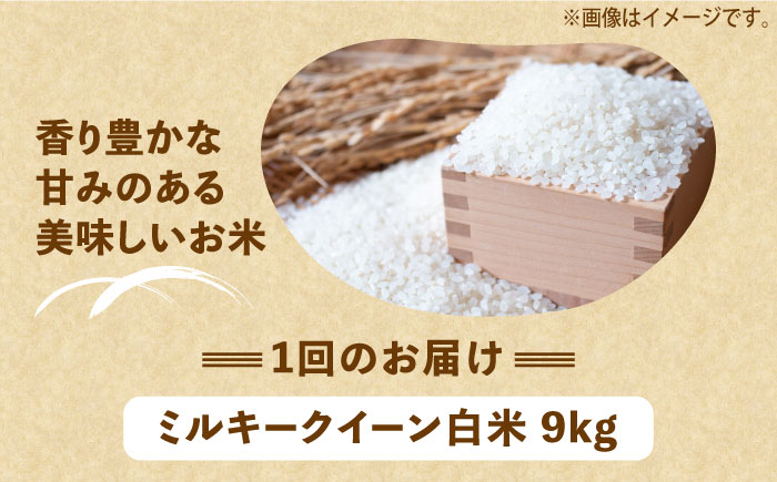 【全6回定期便】【令和6年産新米】【先行予約】 ひかりファーム の ミルキークイーン 9kg【2024年10月以降順次発送】《築上町》【ひかりファーム】 [ABAV019] 130000円 13万円 130000円 13万円