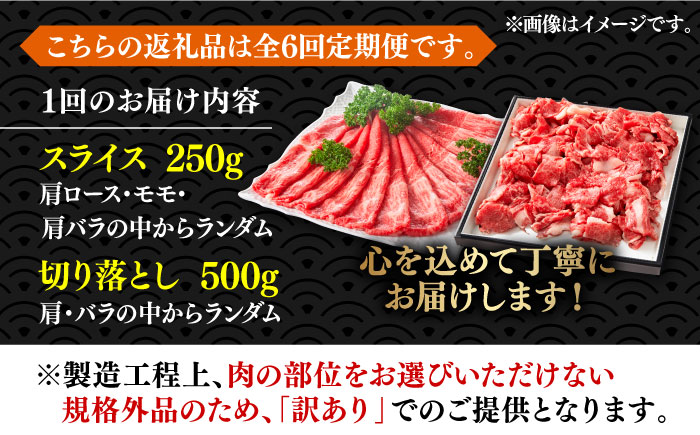 【全6回定期便】【訳あり】博多和牛 しゃぶしゃぶ すき焼き 750gセット《築上町》【株式会社MEAT PLUS】 [ABBP086] 66000円  66000円 