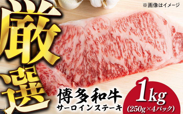 【溢れる肉汁と濃厚な旨味】博多和牛 サーロイン 1kg （250g×4枚）《築上町》【株式会社MEAT PLUS】 [ABBP015] 30000円 3万円