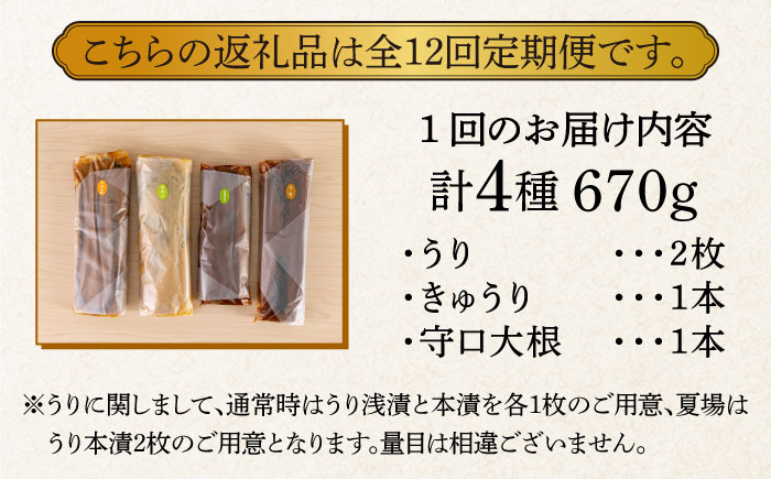 【全12回定期便】【明治神宮ご奉献品】奈良漬 「琥珀漬」670g ご家庭用 詰め合わせ 《築上町》【有限会社奈良漬さろん安部】奈良漬 奈良漬け [ABAE030] 120000円 