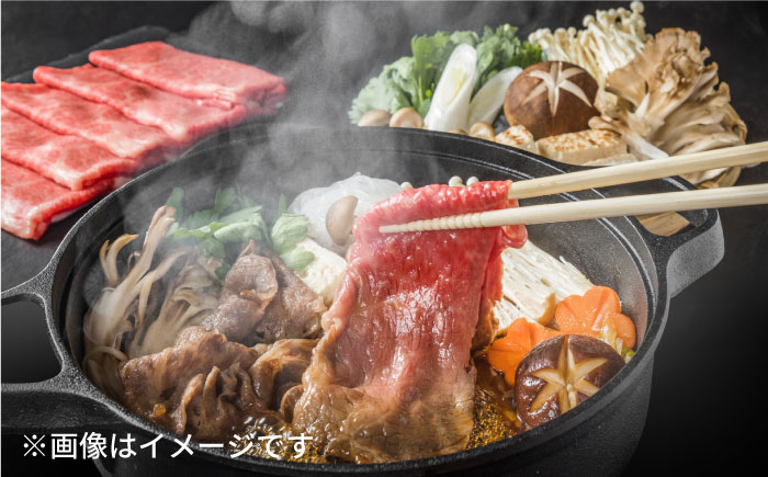 【全3回定期便】【厳選部位使用！】博多和牛しゃぶしゃぶすき焼き用（ロース肉・モモ肉・ウデ肉）1kg(500g×2ｐ)《築上町》【株式会社MEAT PLUS】 [ABBP054] 54000円 54000円 