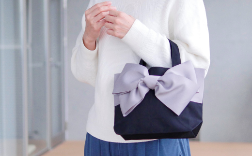 【ハンドメイド作家作品】candy bag ( グレー )& ヘアゴム 1個 セット《築上町》【＊serendipity＊】 [ABAS015] 20000円 2万円 20000円 2万円