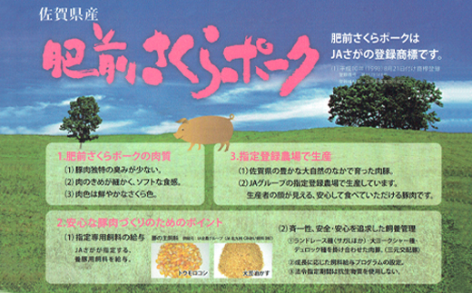 ｂ－３４３　佐賀県産肥前さくらポークと佐賀県産骨太有明鶏ササミのセット