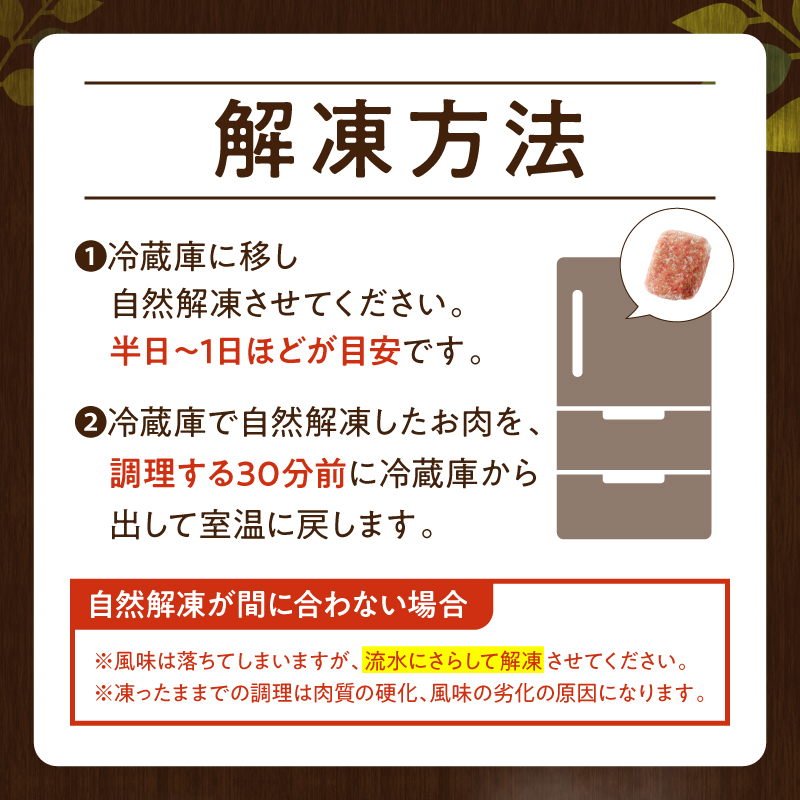 片岡精肉本店の手作り ハンバーグ 10個 (110g×10個)  J915