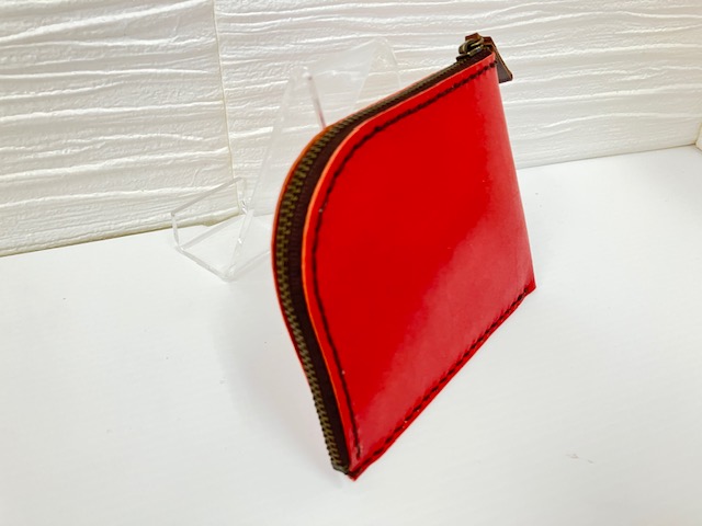 【要選択】L型ファスナーハーフ財布 手縫い レザー N188