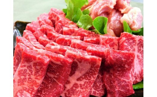 バーベキューセット 伊万里牛 モモ 鶏肉 約800g J340