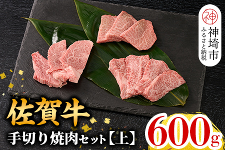 【12月発送】【こだわりの手切り！】牧場直送 佐賀牛焼肉セット(上)(H106175)