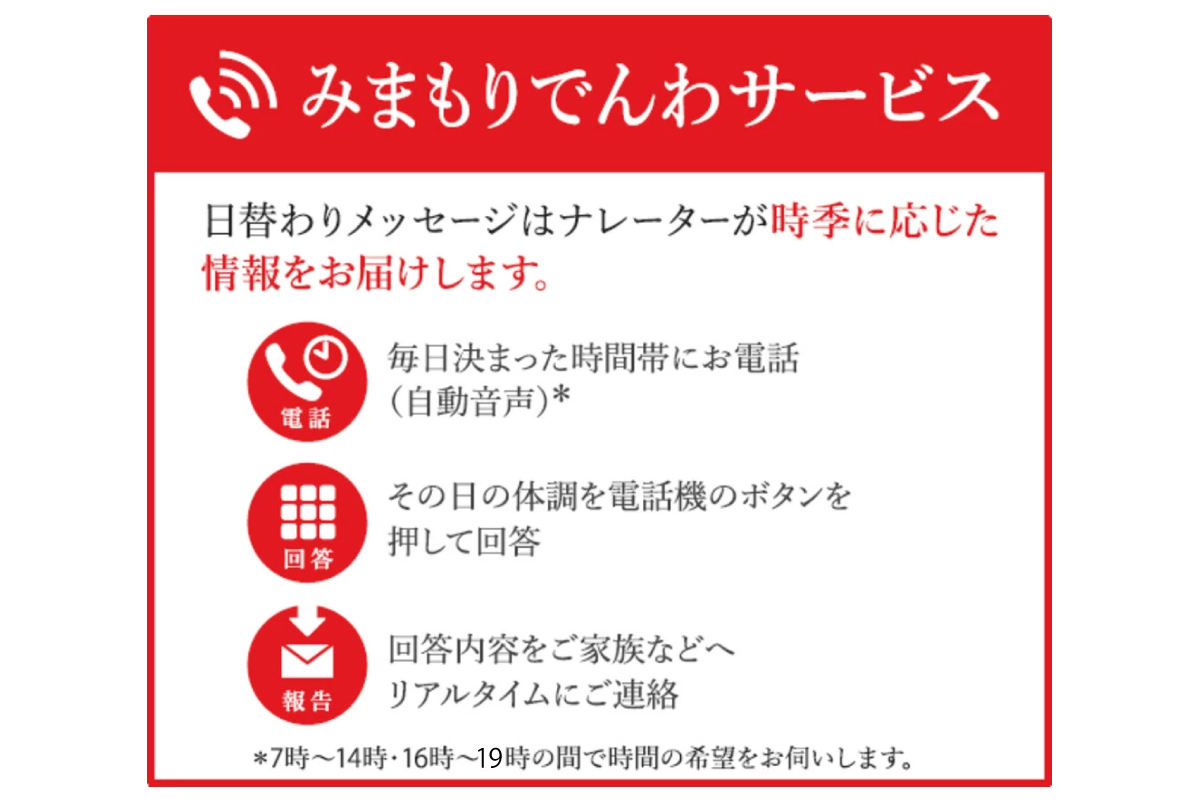 神埼市内みまもりでんわサービス(携帯電話・3ヶ月) 【支援 電話 防犯 お見守り 支援品 お礼の品 郵便局】(H068107)