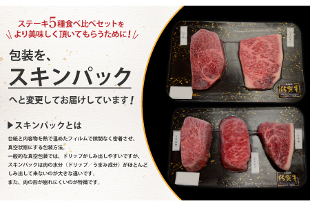 【3カ月連続定期便】ビールに最高!!人気のヒレステーキを含む佐賀牛「ステーキ 5種 食べ比べセット 500g」「焼肉カルビ 600g」「肩ロース 500g」 合計1.6kg【希少 国産和牛 牛肉 肉 牛 ステーキ すき焼き しゃぶしゃぶ 焼肉】 (H085145)