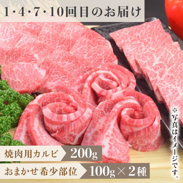 ＜12回定期便＞1ヶ月に1度の佐賀牛ひとり贅沢コース ステーキ/焼肉/スライス【ミートフーズ華松】 [FAY067]