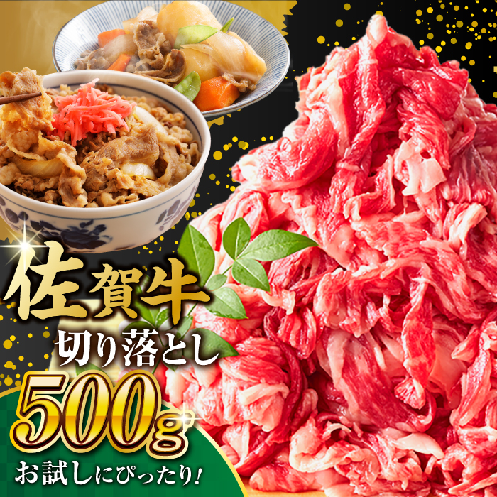 艶さし！ 佐賀牛 切り落とし 肩orバラ 500g 吉野ヶ里町 [FDB006]