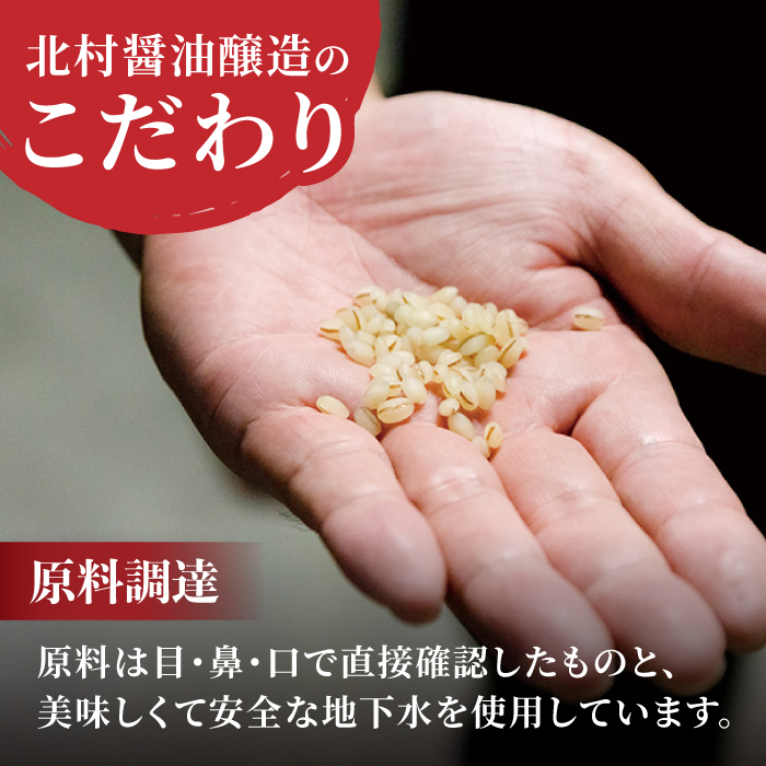 【特選ギフト】老舗醤油屋おすすめの醤油・みそセット（醤油1L×2本、みそ1kg）【北村醤油醸造】 [FAB008]