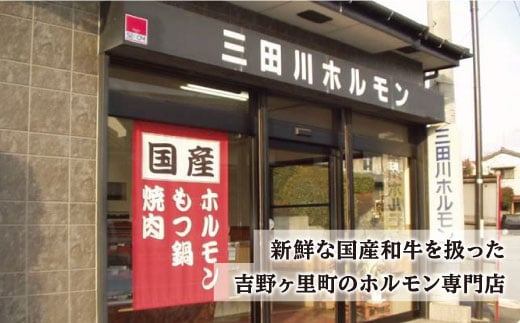 プリプリで味わい深い！ホルモン専門店の和牛シマ腸600g（34人前）【三田川ホルモン専門店】吉野ヶ里町 [FAC008]