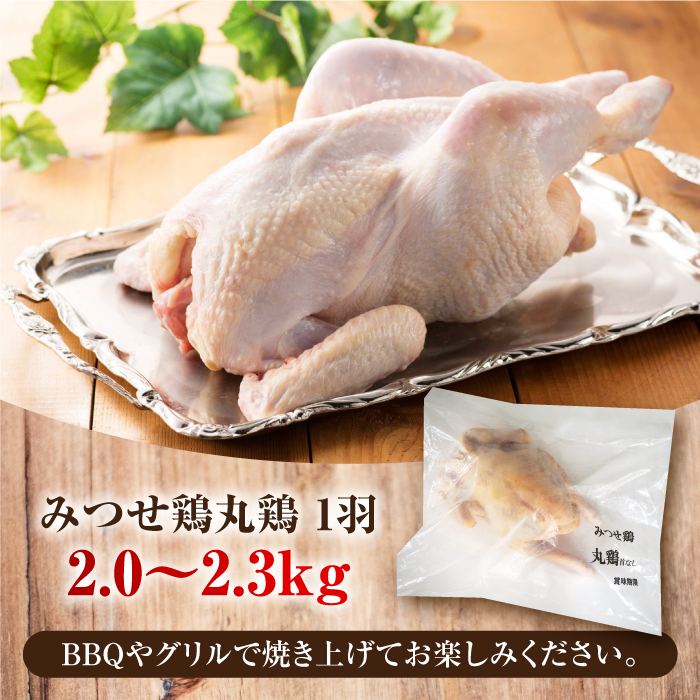 【特別な日に♪】みつせ鶏丸鶏1羽（2.0～2.3kg）【ヨコオフーズ】 [FAE081]