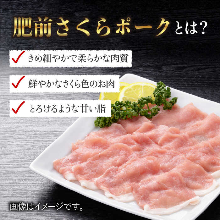 肥前さくらポーク ロース＆肩ロース スライス食べ比べセット1,000g（各500g）【佐賀県農業協同組合】 [FBE026]