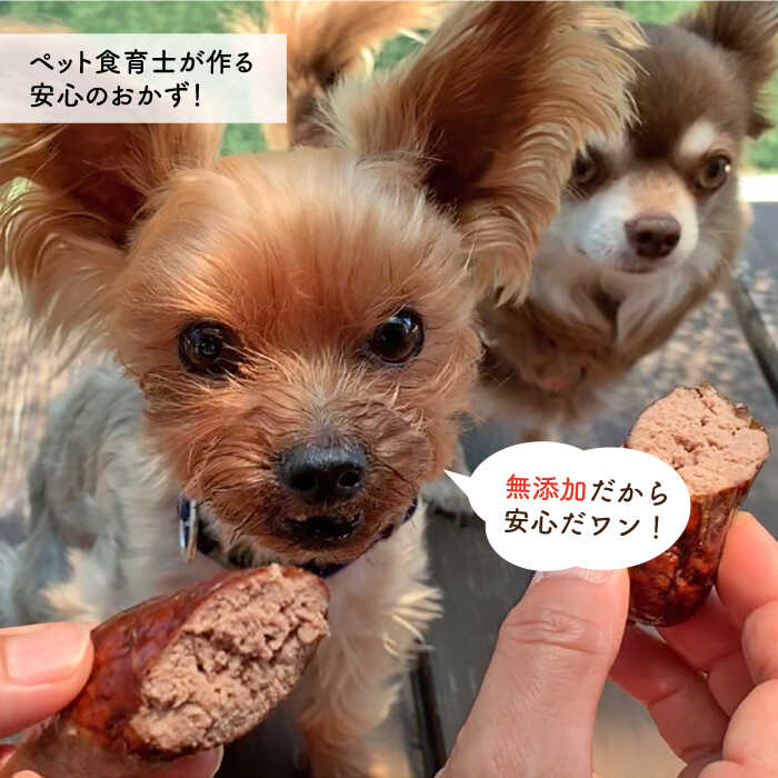 犬の無添加おかず☆燻製の香りがたまらないスモークいのししソーセージ【3回定期便】 [FCG025]