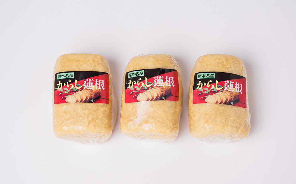 高見 からし蓮根 丸大 250g×3本入り 辛子蓮根