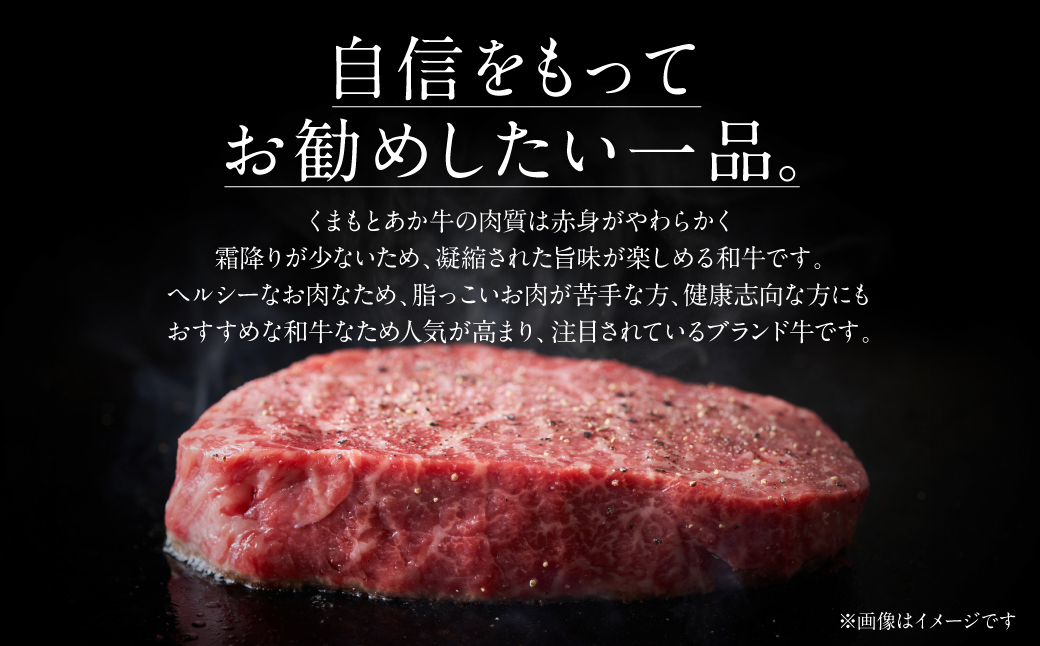 【GI認証】くまもとあか牛ザブトン 120g×4枚  牛肉 あか牛 ステーキ 赤身 希少部位 霜降り