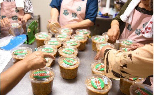 葵会こだわりの『手作り合わせ味噌』 手づくり 合わせみそ 800g 2個 セット 味噌 みそ 合わせ味噌 米麹 米糀 麦麹 調味料 手作り お取り寄せ 熊本 阿蘇 南小国町 送料無料