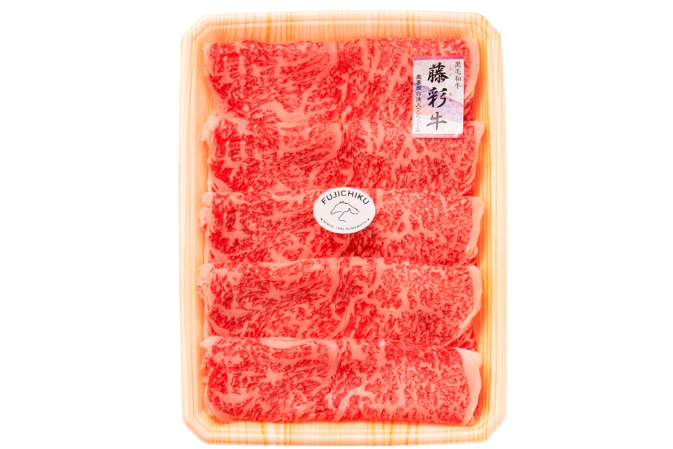 藤彩牛 すき焼き・しゃぶしゃぶ用 ローススライス 400g