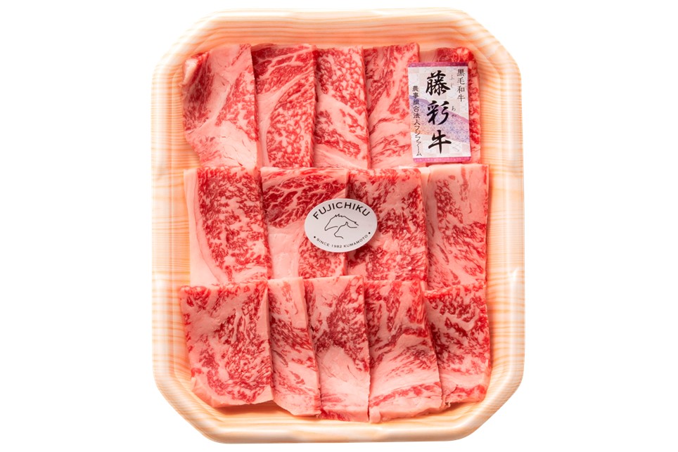 藤彩牛 焼肉用 ロース 400g くまもと黒毛和牛 霜降り 熊本県産 黒毛和牛 和牛 牛 国産 焼肉 BBQ バーベキュー 贅沢 贈答用 ギフト 熊本 阿蘇 南小国町 送料無料