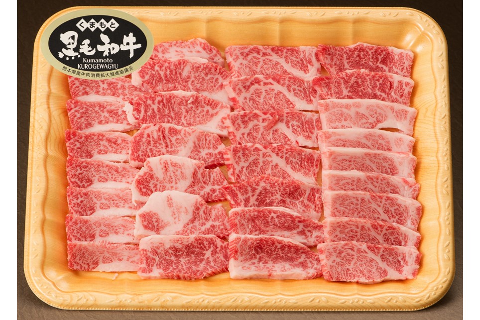 【熊本県産 黒毛和牛】 カルビ 焼肉用 300g くまもと黒毛和牛 熊本県産 黒毛和牛 焼肉 バーベキュー BBQ 和牛 牛 牛肉 国産 熊本 阿蘇 南小国 南小国町 送料無料