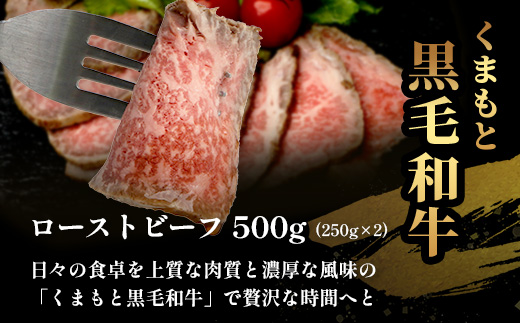 くまもと黒毛和牛 《 クリスマス セット 》ローストビーフ 500g ・ DREAMバーグ 150g×5パック ※12月20・21日限定発送※ 黒毛 和牛 100％ ハンバーグ ごちそう ロースト ビーフ クリスマス X'mas 113-0527