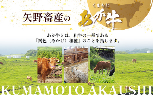 くまもとあか牛 肩ロース 焼肉用 徳用 500g×2パック 計1kg あか牛 ブランド牛 焼肉 焼き肉 ロース ヘルシー 105-0519