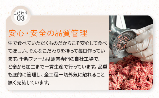 【定期便3回】熊本 馬刺し 赤身 合計約400g ×3回配送 馬さし 定期便 真空パック SQF 認証 千興ファーム 馬肉 新鮮 さばきたて 真空パック 冷凍 ミシュラン 生食用 肉 菅乃屋 熊本県 031-0505