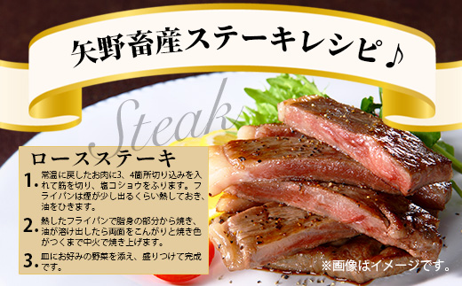 くまもとあか牛ロースセット 《 ステーキ400g(200g×2枚)・しゃぶしゃぶ用500g》計900g  熊本県 ブランド牛 肉 ヘルシー 赤身 牛肉 105-0513