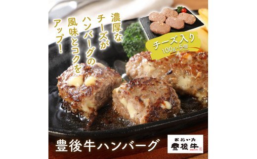 豊後牛ハンバーグ「プレーンとチーズ入り」1kg_1202R